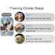 thumbnail image 3 of Pet Clicker HoaOo para adiestramiento de perros, gatos, caballos y pájaros (azul y verde), 3 of 7