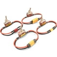 thumbnail image 6 of XT30/XT60/XT90/T-Plug Connectors Power Switch,Power High Current High Load Switch ON-OFF Toggle 12AWG for eBike RC Airplane ESC Motor Connecting Adapter, 6 of 10