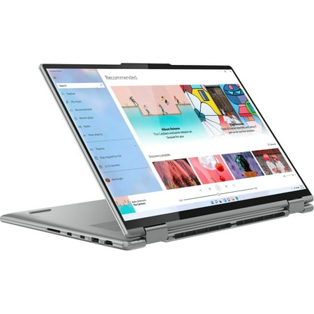Lenovo - Yoga 7i 16" 2.5K Touch 2-in-1 Laptop - Intel Evo Platform - Core i7-12700H - 32GB Memory - Intel Arc A370M - 1TB SSD - Arctic Grey