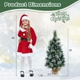 thumbnail image 3 of Gymax 2PCS 3 FT Artificial Christmas Tree w/ 98 Branch Tips Pine Needles Leaves, 3 of 10