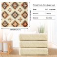 thumbnail image 6 of Yayeee 6 Pack Kitchen Dish Cloths for Washing Dishes Soft Absorbent Microfiber Towels, Geometric Designs, 6 of 9