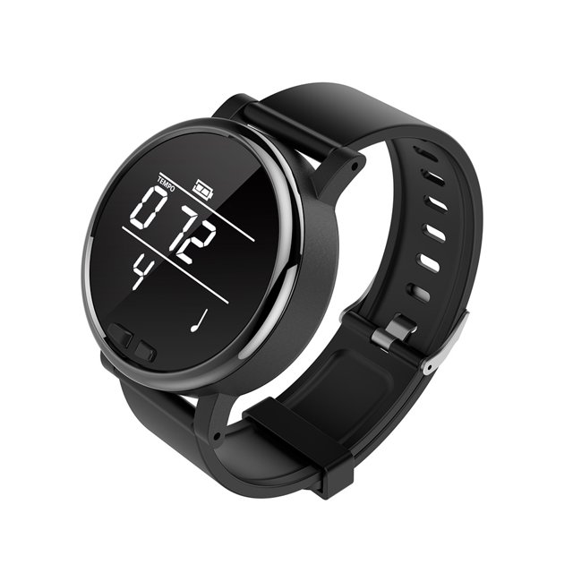 Monstrate Metrónomo Pantalla digital Reloj inteligente Correa de silicona Herramienta de entrenamiento de instrumento de música de Electrónica