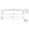 thumbnail image 2 of Richelieu BP810160AE 6-5/16" Center To Center Handle Cabinet Pull From The Expression, 2 of 2