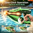 thumbnail image 5 of WonderStone Electric Water Blaster for Adults & Kids, Light-Up Automatic Squirt Machine, Summer Outdoor Water Toy for Beach, Swimming Pool Party (Green), 5 of 5