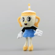 uiuoutoy Cuphead Game Toy Ms. Chalice Plush Doll Stuffed Toy 9'' Figure