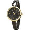 thumbnail image 5 of Blekon Collections Women's 30mm Case Elegant Black Glossy Cuff Bangle Watch, 5 of 5