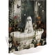 thumbnail image 1 of Cortina Ducha Lindo Dibujos Animados Fantasmas Set Halloween Lavible Baño Poliéster Tela Espeluznante para Decoraciones, 1 of 9
