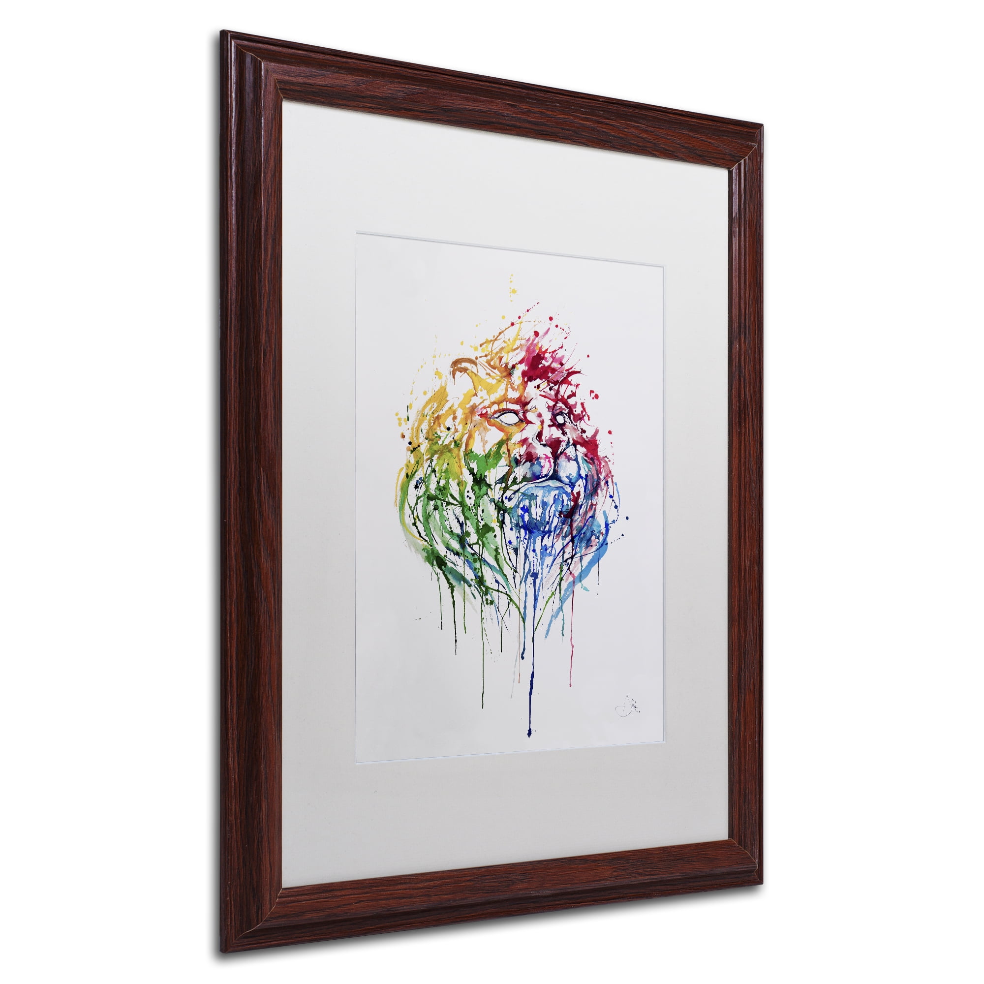 Trademark Fine Art 'A Portrait of Hong Kong' Matted Framed Art by Marc Allante