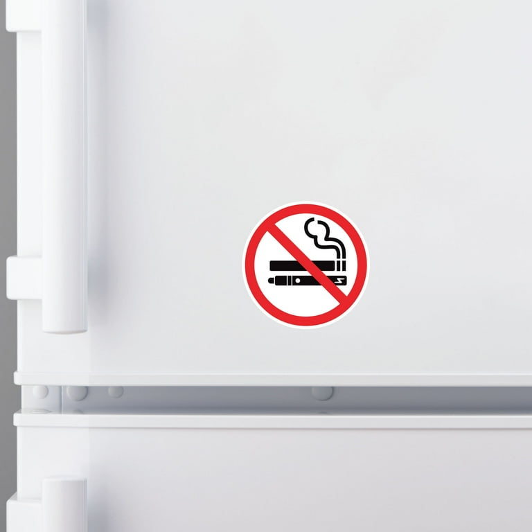 Magnet America No Smoking / No Vaping - Circle Design - Magnet