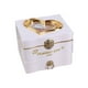 thumbnail image 1 of Billuyoard Caja Musical con bailarina giratoria, Mini joyero romántico grabado Retro, decoración clásica de Navidad, nuevos regalos Decoración del hogar Blanco Billuyoard HA025167-01, 1 of 5