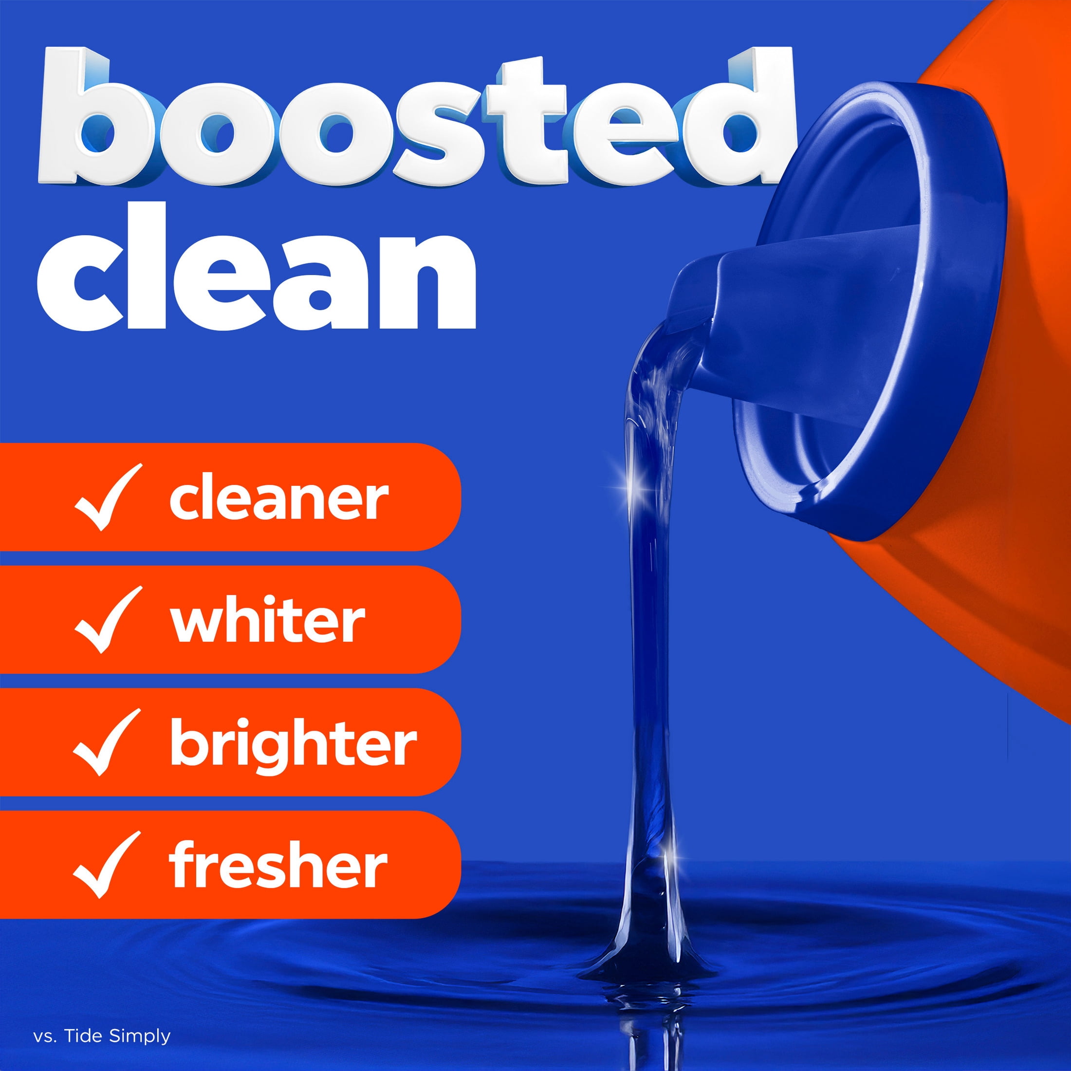 Tide Laundry Detergent Liquid with 6X Boosted Cleaning Power, Original Scent, 29 fl oz, 23 Loads
