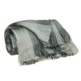 thumbnail image 4 of Parkland Collection Stella Gray Woven Handloom Throw Blanket, 52 x 67 Decorative Couch Throw, 4 of 7