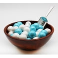 thumbnail image 2 of Naturejam Blue & White Shimmery Gumballs 1 Pound Size-1 inch-for Boy Baby Shower or Gender Reveal, 2 of 6