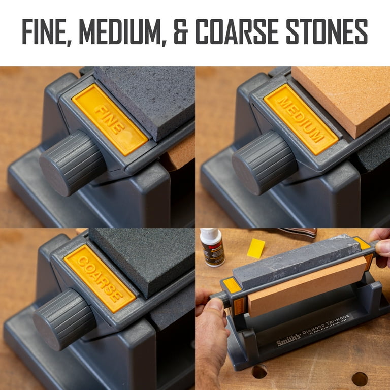Smith's TRI6 Tri-Hone Stone Sharpening System - Walmart.com