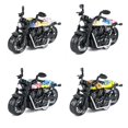 thumbnail image 1 of HLONK 4PCS Boy Motorcycle Car Toy  Model Alloy Racing Car Back to the Car Toy, 1 of 4