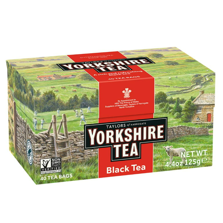 Taylors of Harrogate Yorkshire Tea - Red (Pack of 240 Tea Bags) 750g –  British Food Shop