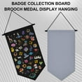 thumbnail image 3 of YIEMEEN Collectors Badges and Pin Display Hanging, Durability and Dustproof Wall Display Banners Badges Holder Flag, 3 of 8