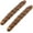 E, variant on 12.5 inch Artificial PU Bread Realistic Fake Food for Display Decoration Faux Long Baguette Dessert Photography Props - 2pcs
