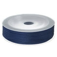 thumbnail image 1 of Unique Bargains Twisted Nylon Twine Thread Beading Cord 1.5mm 20M/65 Feet Extra Strong Braided Nylon String, Dark Blue, 1 of 6