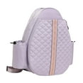 thumbnail image 2 of Mochila acolchada para raquetas de tenis y bádminton con dos bolsillos laterales. Violeta, 2 of 9