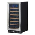 thumbnail image 3 of Smith & Hanks 34-Bottle Single Zone Built-In or Free Standing Wine Refrigerator, 3 of 9