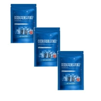 Ice Melt Safer for Concrete, Snow Salt Ice Melt, Salt for Snow and Ice Removal, Sidewalk Salt, Driveway Salt, Snow Melt is Effective Up to -15°F, 3 Pcs, 7.09x5.12"