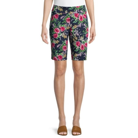 The Pioneer Woman - The Pioneer Woman Floral Pullon Bermuda Short with ...