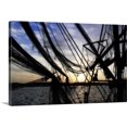 thumbnail image 1 of Great BIG Canvas | "Shrimpers at Sunrise II" Canvas Wall Art - 24x16, 1 of 2