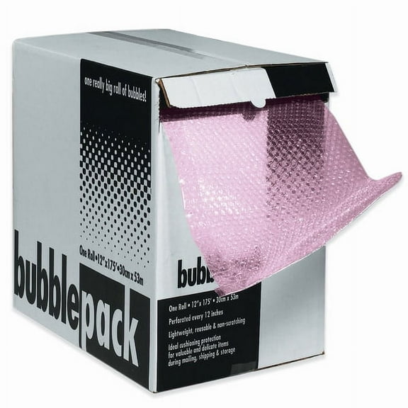 Bubble Dispenser Pack, Antistatic, 3/16" x 12" x 175'