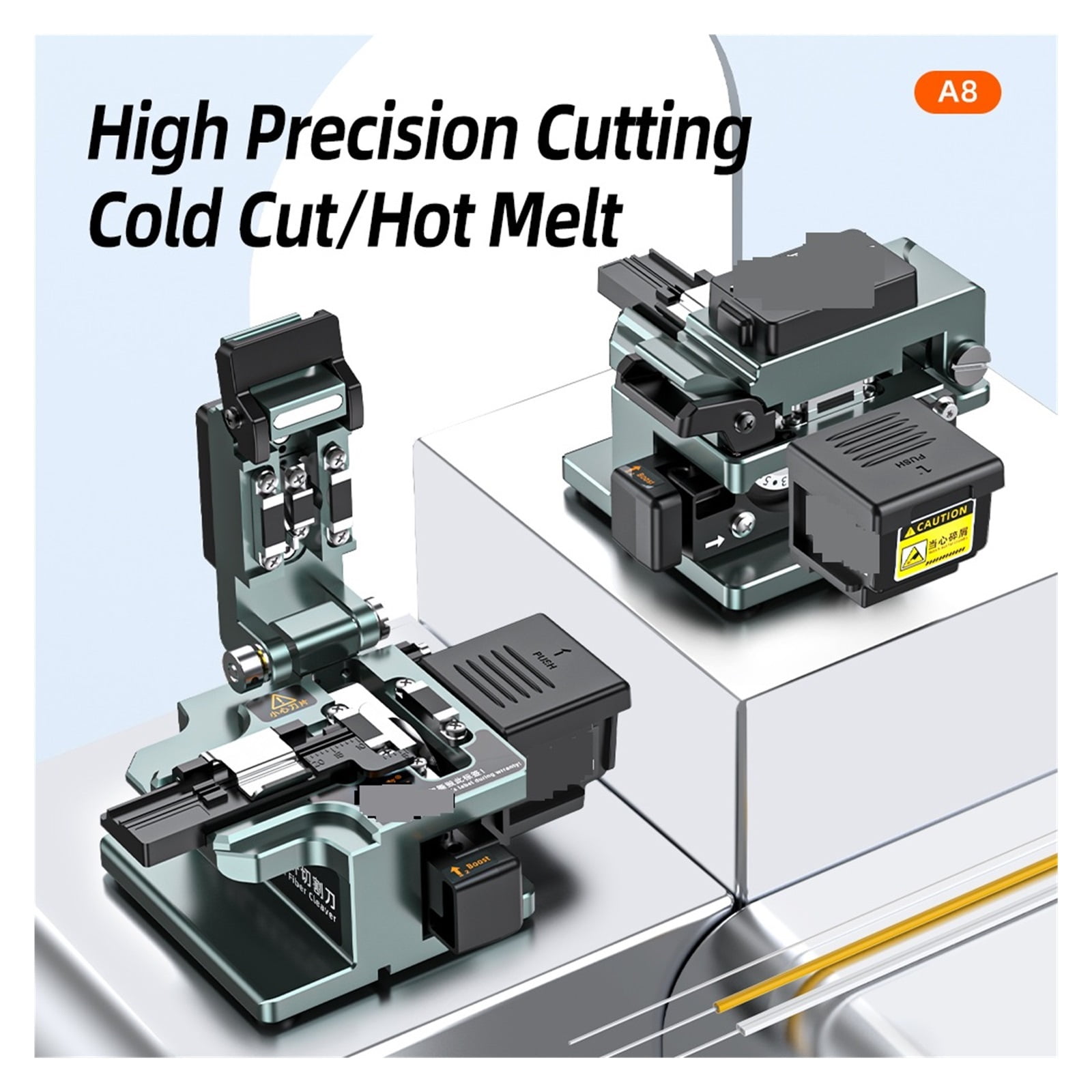 Optical Fiber Cutter High Precision Fiber Cleaver With Scrap Box Fiber Optic Cleaver Cutting ,High Precision Cleaves