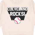 thumbnail image 3 of Inktastic Cleveland Rocks with Baseball Toddler Sweatshirt, 3 of 4