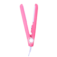 thumbnail image 1 of Mini Plancha de cerámica para el cabello de bolsillo portátil Color Rosa, 1 of 6