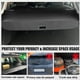 thumbnail image 3 of Cubierta de Carga Retráctil Unique Bargains para Volkswagen para VW Tiguan 2018 2019 2020 2021 2022 2023 Impermeable Antideslizante Sombra de Maletero Trasero Negro Lona, 3 of 7