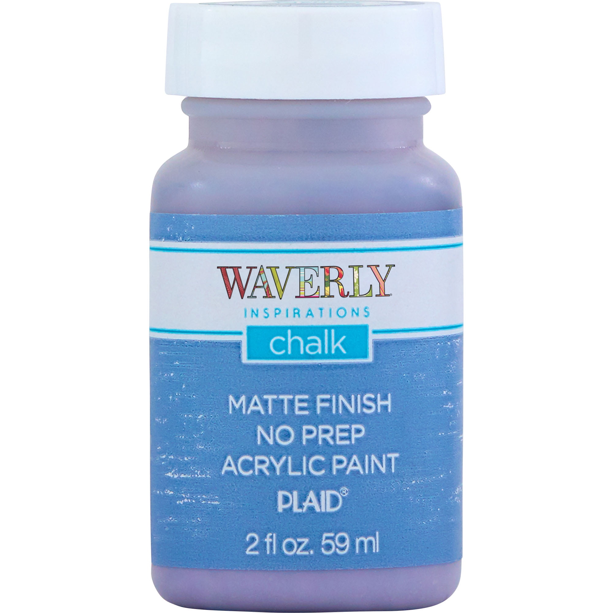 (3 pack) Waverly Inspirations Chalk Paint, Ultra Matte, Lavender, 2 fl oz