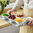 thumbnail image 3 of MALACASA, Series Ramekin, 12-Piece 4.3" Ceramic Cream White Dishes Dinnerwear Sets, 3 of 7