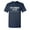 Navy, variant on My Stomach Is Flat The L Is Just Silent Sarcastic Humor Graphic Novelty Funny Youth T Shirt