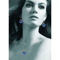 thumbnail image 2 of KATGI Fashion Heart of The Ocean Austrian Crystal Necklace and Earrings (Set), 2 of 16
