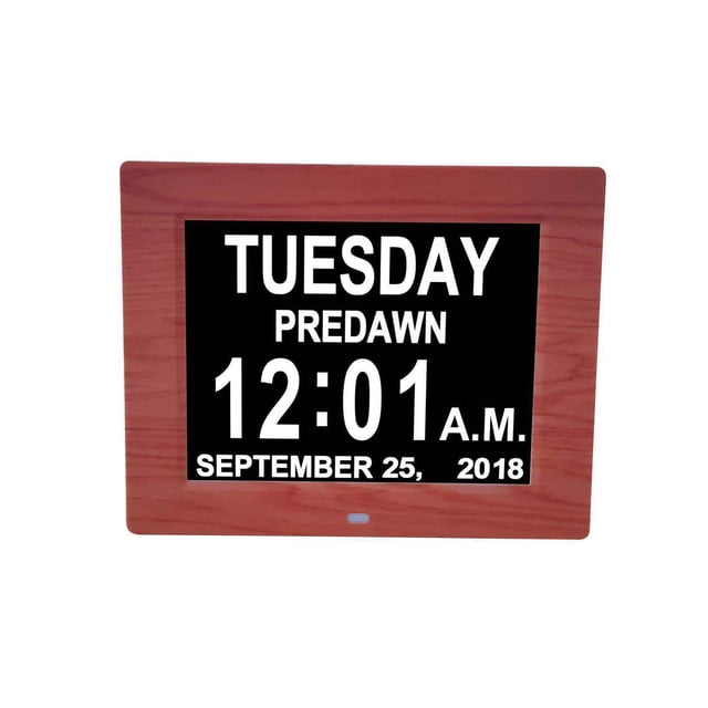 Reloj electrónico de 8 pulgadas, reloj digital, reloj calendario electrónico, máquina