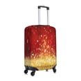 thumbnail image 3 of Picia Red Gold Glitter Luggage Protector Cover Thicken Suitcase Protector Cover Fit 18-32 Inch Luggage-X-Large, 3 of 9