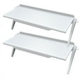thumbnail image 1 of Nilvkv Punch-Computer Rack Plastic TV Set-top Box Screen Bracket Router Storage Rack, 1 of 4