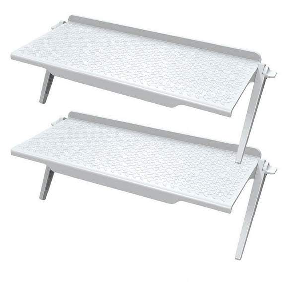 Nilvkv Punch-Computer Rack Plastic TV Set-top Box Screen Bracket Router Storage Rack