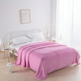 thumbnail image 3 of Xuniizn Soft Blankets, Throw Blanket for Couch, Flannel Sherpa Blanket Fleece Blanket for Adults, Cozy, Plush, Thicken, Reversible, Machine Washable, Pink, 3 of 3