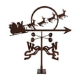 thumbnail image 3 of EZ Vane Santa With Sleigh Weathervane | Roof Mount | 14 Gauge Steel | Sealed Ball Bearings | Home or Garden, 3 of 7