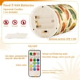 thumbnail image 5 of Yayeee Flameless Candles with Remote Flickering Battery Operated Multi Color Changing, Beige Leaves, 5 of 7