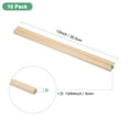 thumbnail image 3 of Uxcell 10-Pack Wood Square Dowel Rods, 13/64 x 12 Inch Unfinished Wooden Square Dowel Rod, Hardwood Sticks for Crafts, 3 of 7