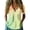 Multicolor 2, variant on MEICHEN Womens Gradient Color T Shirts Summer Short Sleeve Loose Hide Belly Tops Casual V Neck Blouse Tees