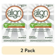 (2 pack) Align Probiotic Gut Health and Immunity Capsules, Men and Women's Daily Probiotic Supplement, 28 Ct