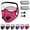 A, variant on Reusable Carbon Filter Dust Mask with Eye Protection Goggles and Washable Face Covering for Cycling