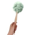 thumbnail image 4 of Viflosae Loofah Sponge Long Handle Hanging Soft Mesh Back Body Bath Shower Brush Sponge Loofah for Men, 4 of 9