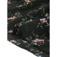 thumbnail image 5 of DARING DIVA Women's Chiffon Tiered A-Line Maxi Skirt XS Black A, 5 of 6